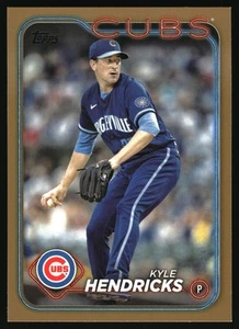 2024 Topps #567 Kyle Hendricks Gold #/2024 - Imagen 1 de 2