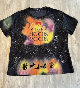 Neu "It's Just A Bunch of Hocus Pocus!" Halloween Damen T-Shirt Gr. 2XL * Neu ohne Etikett - Bild 1 von 7