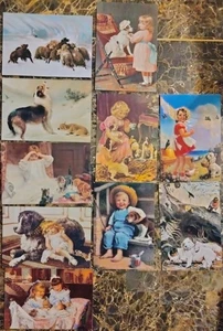 ¡Tarjetas de felicitación victorianas! Con sobres - LOTE DE 10 - Imagen 1 de 11