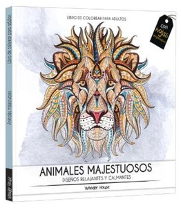 Adult Colouring Books Majestic Animals (Paperback) - Picture 1 of 1