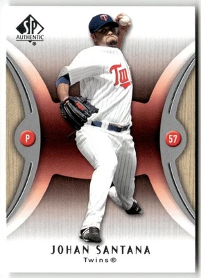 2007 SP AUTHENTIC #76 JOHAN SANTANA MINNESOTA TWINS - Image 1 of 2