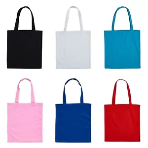 Cotton Craft Bag (TOTE) 10 Colours Available: (APPROX 38cm x 42cm) POPULAR - Picture 1 of 19