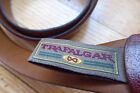 Trafalgar Men's Belt Chocolate Brown 36 Summer Style Fashion Vintage Leather