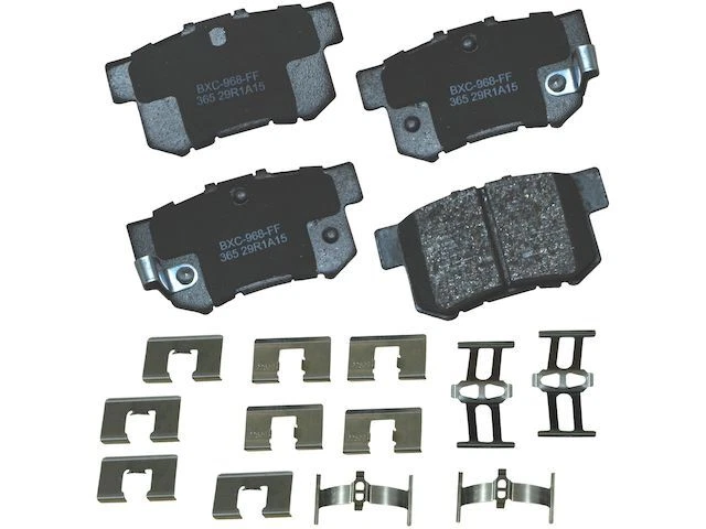 Juego de pastillas de freno traseras para Honda Prelude 1992-2001 Bendix 65775MJZT 1993 1994 1995 Foto 1 de 2
