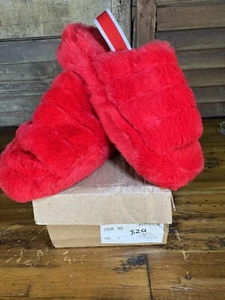 Children’s House Slippers Snuggly-Y Children Size 2 Red - Picture 1 of 10