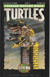 TEENAGE MUTANT NINJA TURTLES #54 / CITY AT WAR PART 5 / MIRAGE PUBLISHING 1992 - Picture 1 of 1