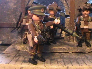 PLAYMOBIL CUSTOM OFICIAL INFANTERIA  BRITANICO (EUROPA-1944)  REF-0103 BIS - Bild 1 von 10