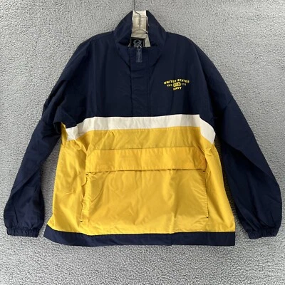 Gear For Sports Men's Size Large Windbreaker Packable Pouch Jacket US NAVY - Image 1 of 4