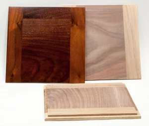 1 wooden lens board 6 7/16" for HOME PORTRAIT GRAFLEX 5x7" early version, WALNUT - Picture 1 of 5
