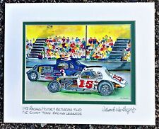 SHORT TRACK RACING Art Print Bugs Stevens Desarro stock car modified driver fan 