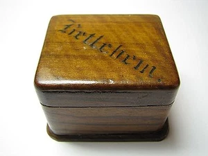 OLIVEWOOD BOX OLIVE WOOD BOX JEWELRY BOX TRINKET Bethlehem Palestine ca1920s - Picture 1 of 12