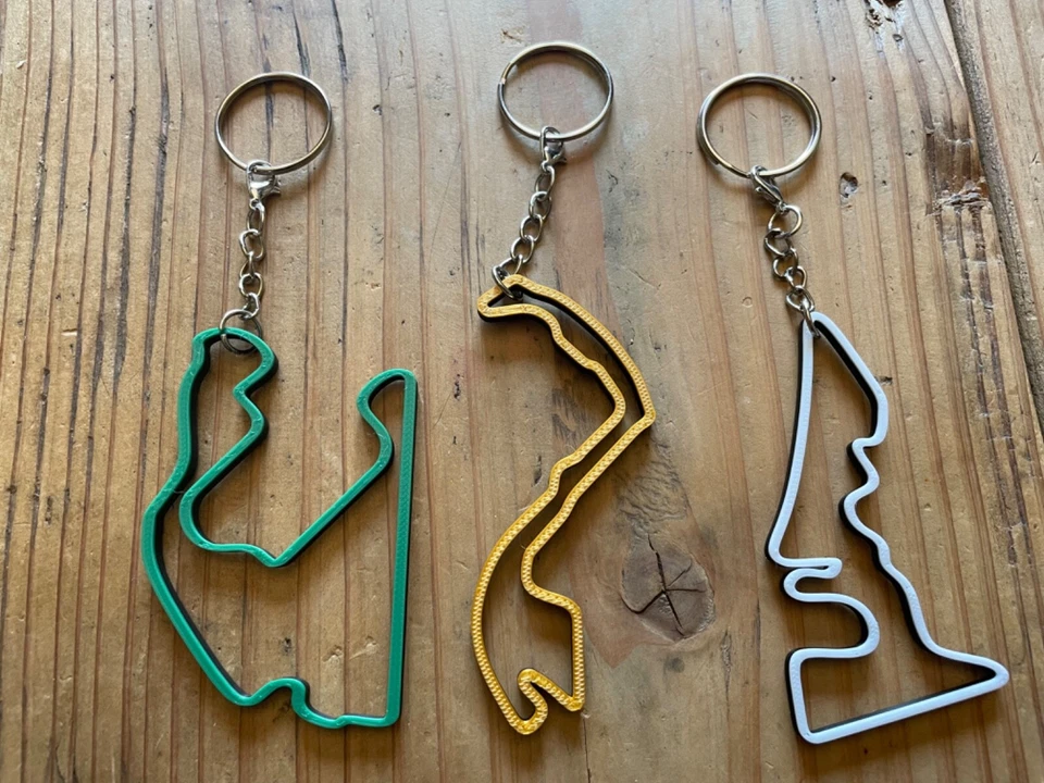 Formula 1 Track Keychain | F1 Gifts | Racing | - Image 1 of 4