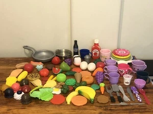 Lotto 100 Cibo Prescolare Cucina Cucina Cibo Gioco Finto Vintage Disney - Foto 1 di 10