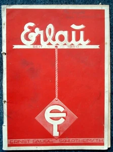 Verkaufsliste Katalog Erlau Ernst Laube Schlotheim Thüringen v. 1936  - Picture 1 of 8