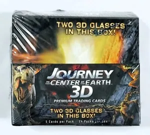 Journey to the Center of the Earth 3D Trading Card Box 24 Packs W/ Set & Glasses - Picture 1 of 4
