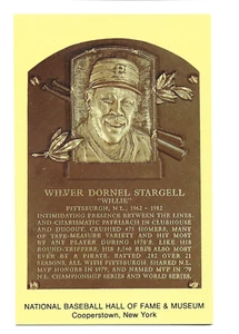 WILLIE STARGELL,PITTSBURGH PIRATES 1962-82-BASEBALL HOF- 1988 INDUCTION PLAQUE - Picture 1 of 1