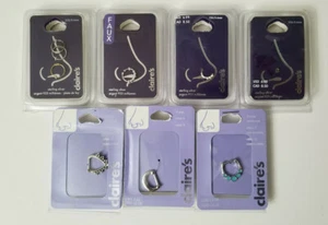 Claire's Accessories Nose Ring Piercing BRAND NEW - Picture 1 of 28
