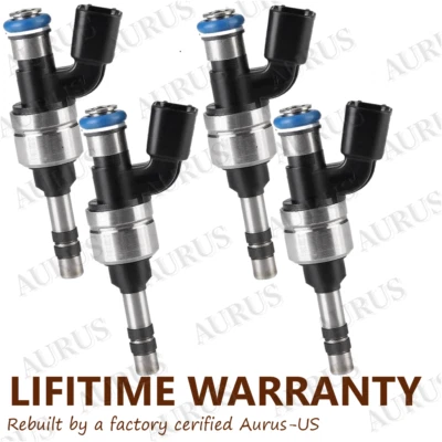 OEM ACDelco 4 FUEL INJECTORS FOR 11-17 GMS BUICK CHEVY 2.0L 2.4L 2.5L 12633784 - Image 1 of 4