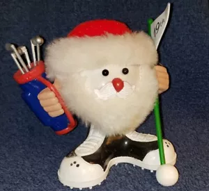 STAR CASE 1984 SPORTS NICKS Golf Santa ORNAMENT The 19th Ho Ho Hole - Picture 1 of 8