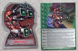 Bakugan Deezall Mechtanium Surge Key Card & Ability Card Spin Master 2011 - Bild 1 von 2