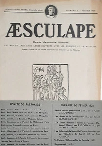Äskulap Nr. 2 - 1928: Kunst und Medizin (siehe Zusammenfassung Foto) - Bild 1 von 3