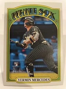 Yermin MERCEDES UNIFORME CITTÀ Variazione SSP 2021 Topps Heritage Numero Alto SP RC - Foto 1 di 5