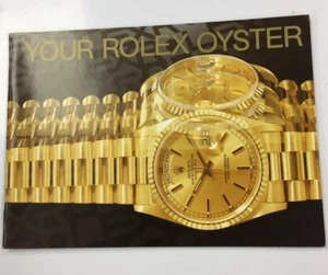 Rolex Your Oyster Booklet Vintage 579.56 EE. UU. 3.1996 - Impreso en Suiza - Imagen 1 de 12