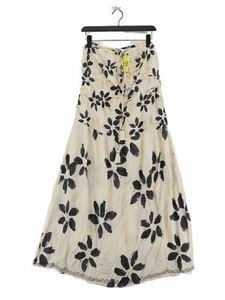 Monsoon Women's Maxi Dress L Cream 100% Viscose Sleeveless Long Round Neck Maxi - Picture 1 of 6