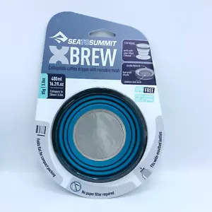 X-Brew Kaffeekanne pazifisch blau Camping Wandern Outdoor Kaffee trinken - NEU - Bild 1 von 6