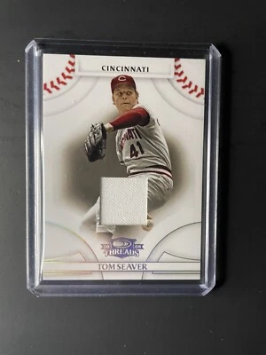 2008 Threads Tom Seaver Game Material/350 Cincinnati Reds New York Mets - Image 1 of 2