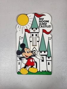 Disney Mickey Mouse Light switch Cover My Room Is My Castle - Picture 1 of 4