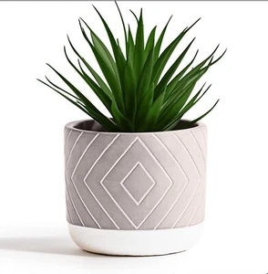 Artificial Plant | 8" Fake Plant for Desk Decor | Artificial Succulent in Pot... - Picture 1 of 6