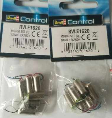 LOT OF NANO HEXAGON RVLE1620 MOTOR SET, RVLE1622 BLACK BODY, RVLE1623 ORANGE BO - Image 1 of 4