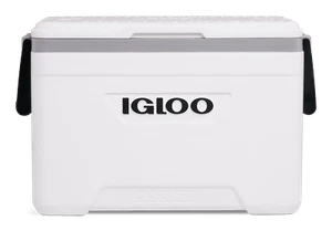 Portable 25 QT Marine Hard Sided Cooler Heavy Duty Outdoor Hard Cooler White - Picture 1 of 12