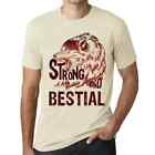 ULTRABASIC Homme Tee-Shirt Loup Fort Et Bestial Strong Wolf And Bestial T-Shirt