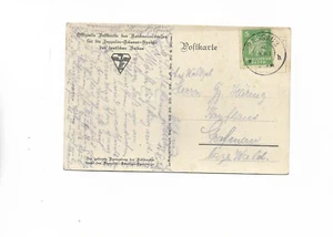 Zeppelin / 16 Mai 1926 Passau 2h, Bay.-K2 auf farbiger Sonderkarte Abbildung - Bild 1 von 2