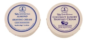 Taylor of Old Bond Street Almond Shaving Cream & Coconut Shaving Cream / New - Picture 1 of 1