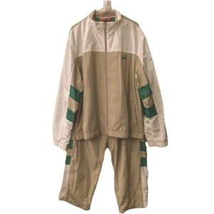 Puma Track Suit XL Retro Y2K Color block Relaxed Loose Nylon MeshLined ZipHem - Picture 1 of 23