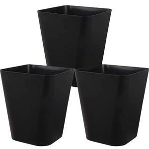 Small Bathroom Trash Can Plastic Garbage Can Square Waste Basket Trash Bins C... - Picture 1 of 6