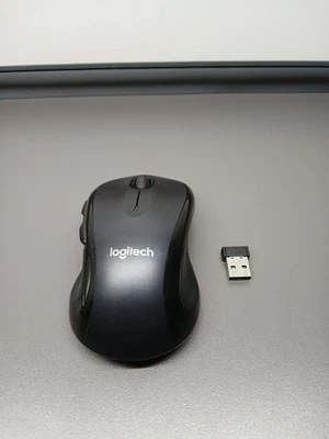 Logitech M510 Black Wireless Mouse & Unifying Receiver, Tested Working - Image 1 of 4
