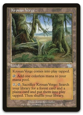 Krosan Verge #141 (LP) Judgment JUD Magic MTG - Image 1 of 2