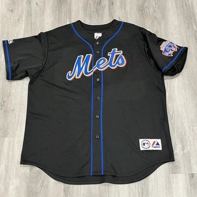 Camiseta Majestic Johan Santana New York Mets 2008 Shea temporada final #57 talla 2XL Foto 1 de 4