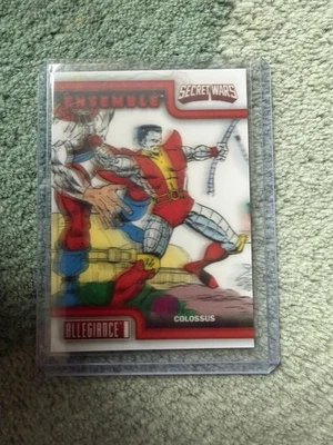Marvel Allegiance Secret Wars Ensemble Lenticular Colossus #E-11 Foto 1 de 2
