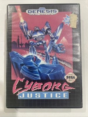 Cyborg Justice (Sega Genesis, 1993) Box And Cart - Image 1 of 4