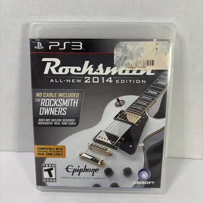 Rocksmith All-New 2014 Edition Sony PlayStation 3 PS3 Complete CIB Tested - Image 1 of 3