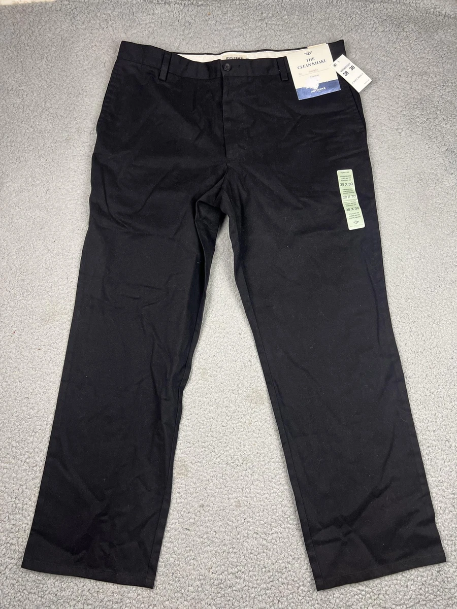 Pantalones Dockers Para Hombre - Corte Ajustado, Tejido Elástico Antiarrugas - Cintura Flex Comfort