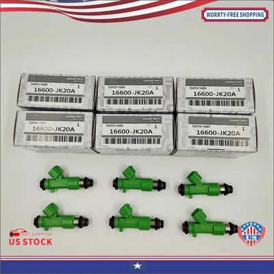 OEM 6x Fuel Injector For 2008-2012 INFINITI EX35 FX35 3.5L V6 16600JK20A Foto 1 de 4