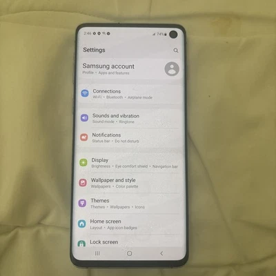 Samsung Galaxy S10 SM-G973U разблокированный 128 ГБ призма синий B - Изображение 1 из 4