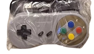 SUPER CONTROL Game Controller for Super Nintendo SNES Wired Gaming Accessory - Image 1 of 4