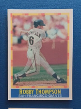 1990 Sportflics Baseball Cards #60 Robby Thompson - San Francisco Giants - NM